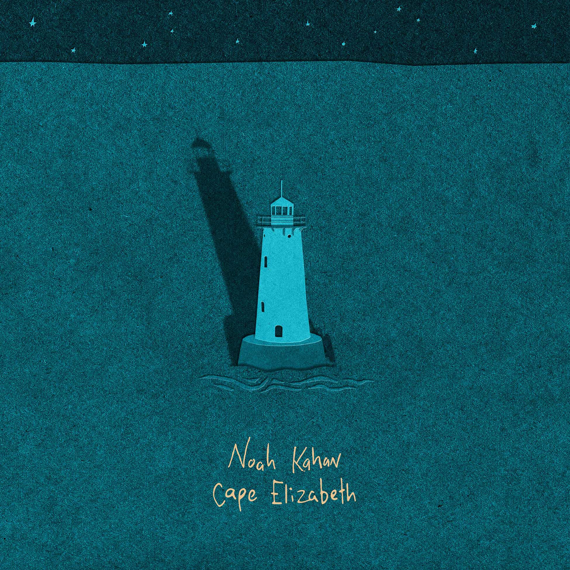 Noah Kahan - Cape Elizabeth album cover, acoustic folk EP, 2020 limited edition vinyl