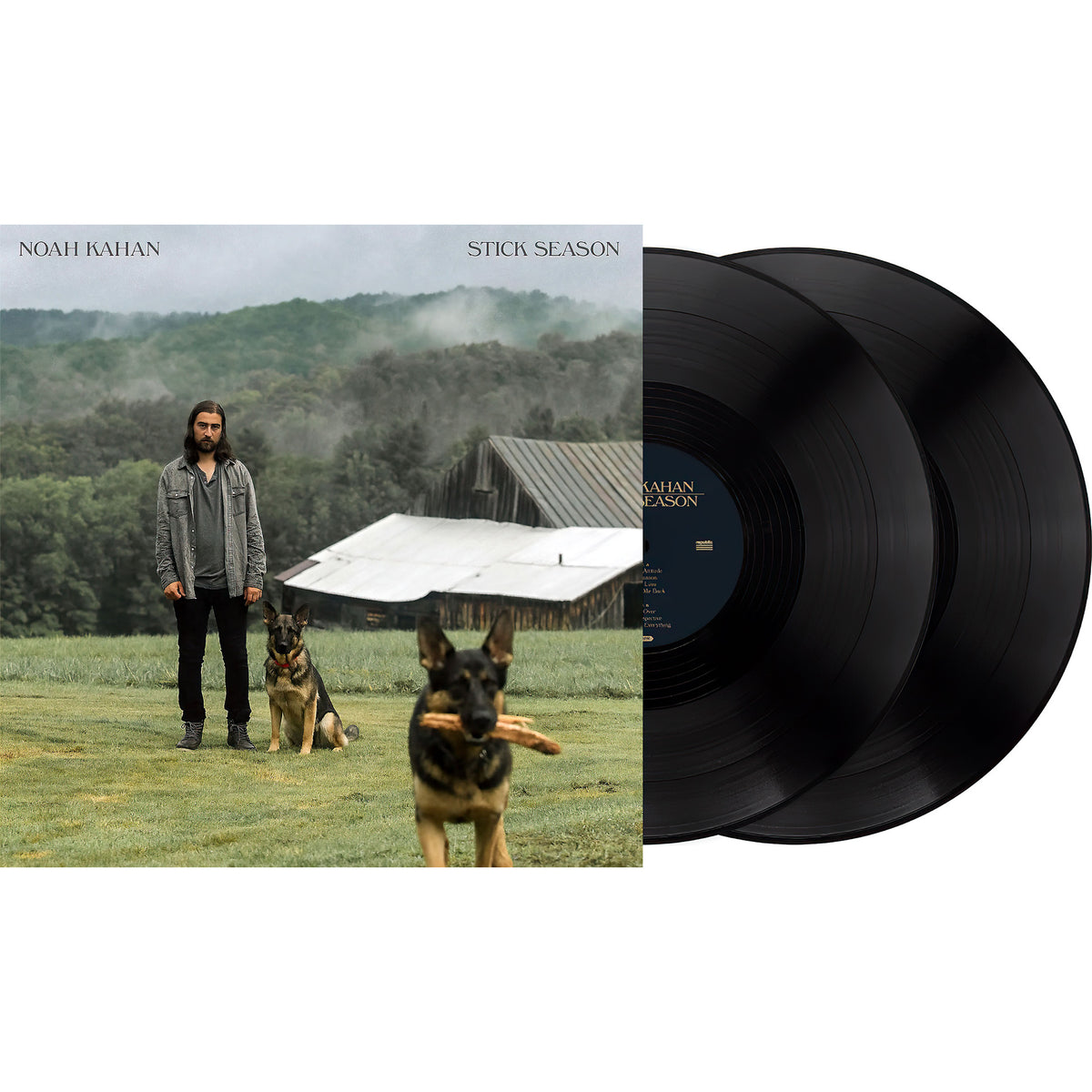 Noah Kahan - Stick Season vinyl LP packshot, gatefold jacket, singer-songwriter acoustic folk