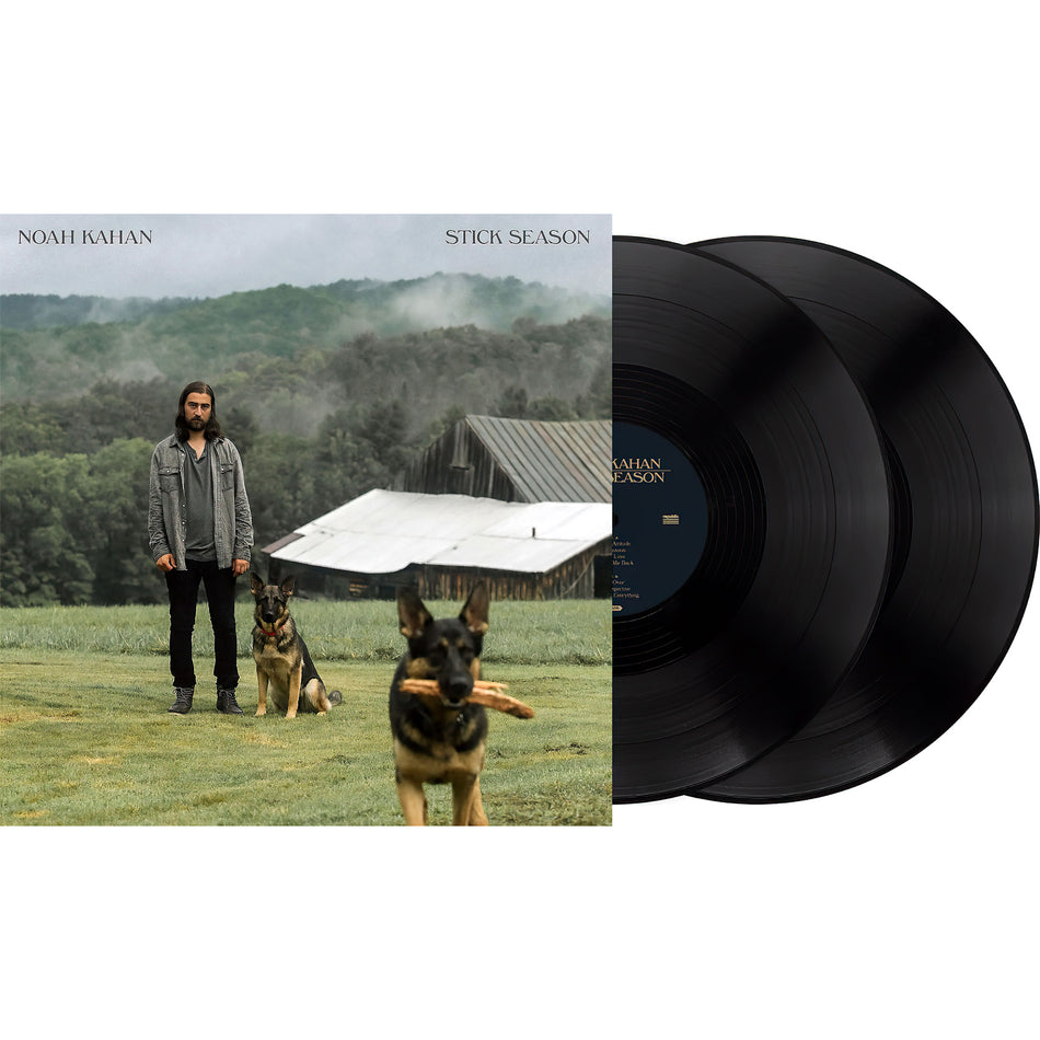 Noah Kahan - Stick Season vinyl LP packshot, gatefold jacket, singer-songwriter acoustic folk