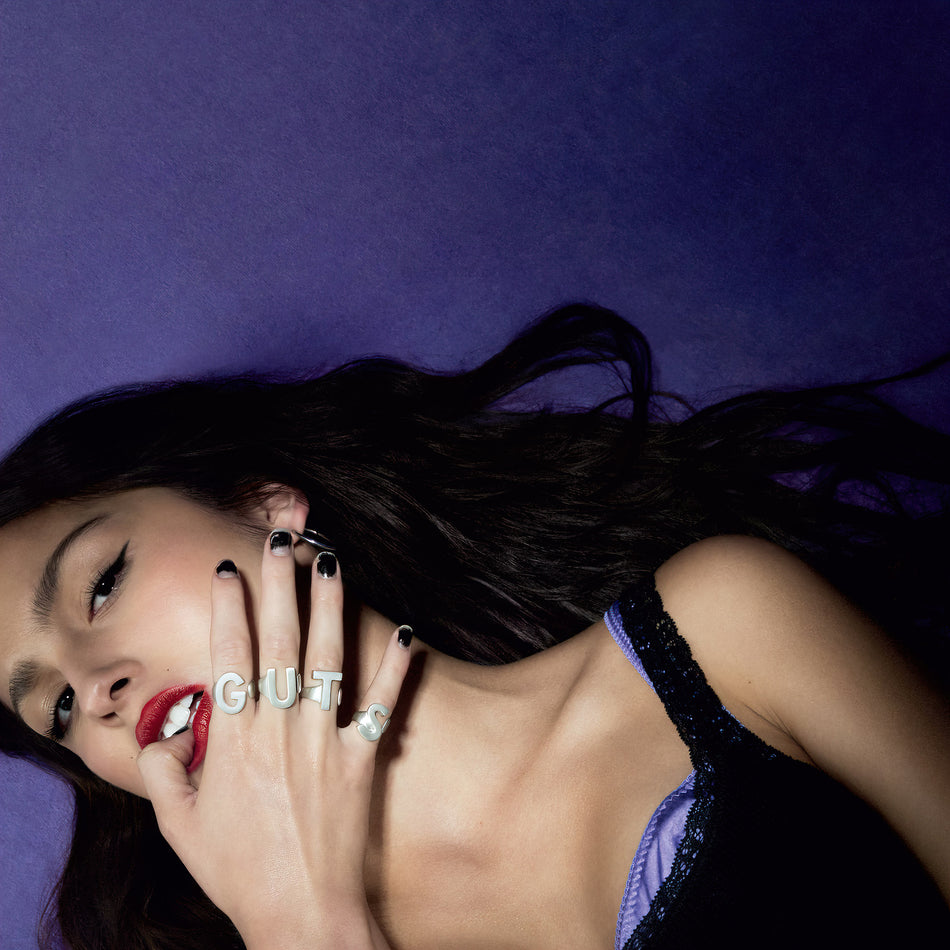 Olivia rodrigo, guts, vinyl, cover