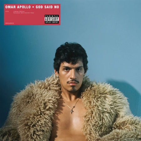 Omar Apollo, God Said No, Indie Exclusive, Gold Colored Vinyl, cover, album, vinyl