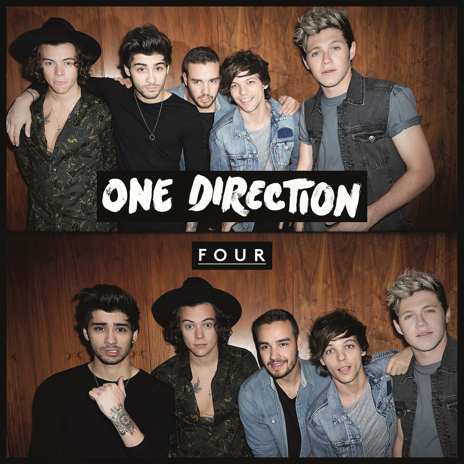 One Direction - Four album cover, black 2‑LP gatefold vinyl – ToucanRecords.com