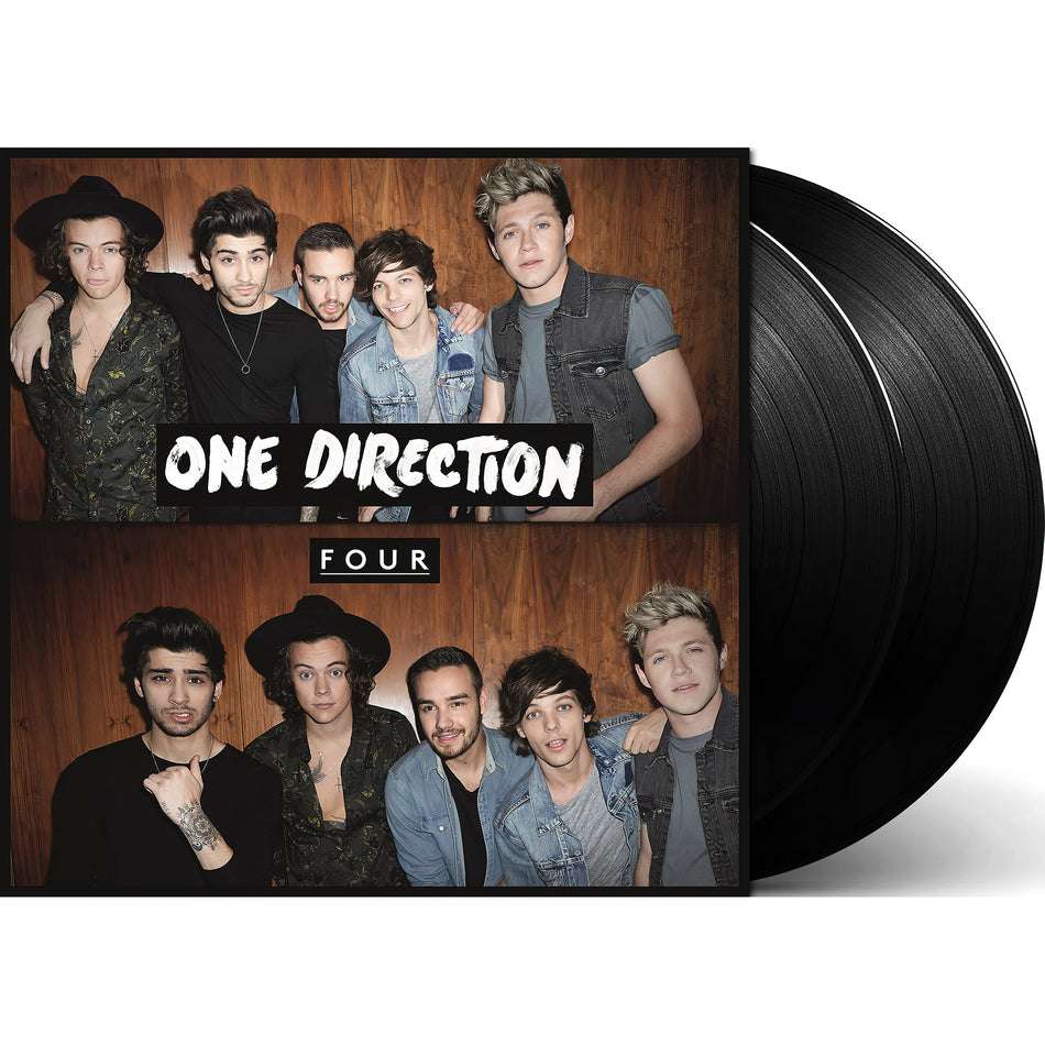 One Direction - Four packshot, standard black 2‑LP vinyl, 2014 pop rock – ToucanRecords.com