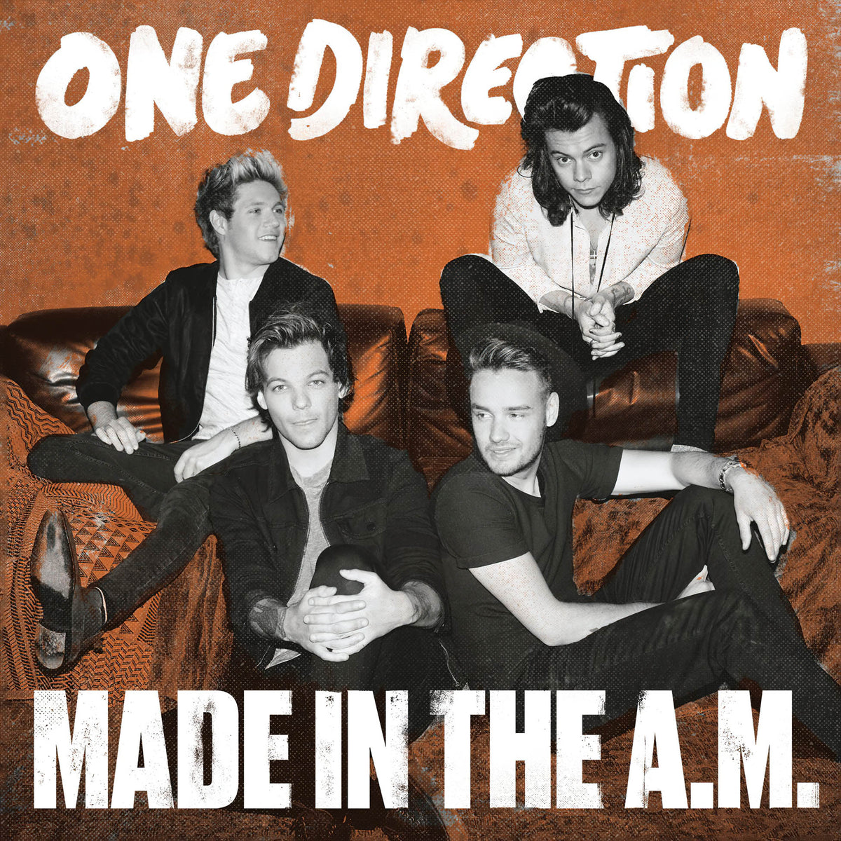 One Direction - Made In The A.M. album cover, black 2‑LP gatefold vinyl – ToucanRecords.com