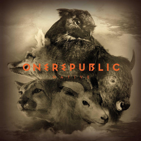OneRepublic Native album cover for the expanded edition black vinyl 2LP featuring "Counting Stars" and "I Lived"