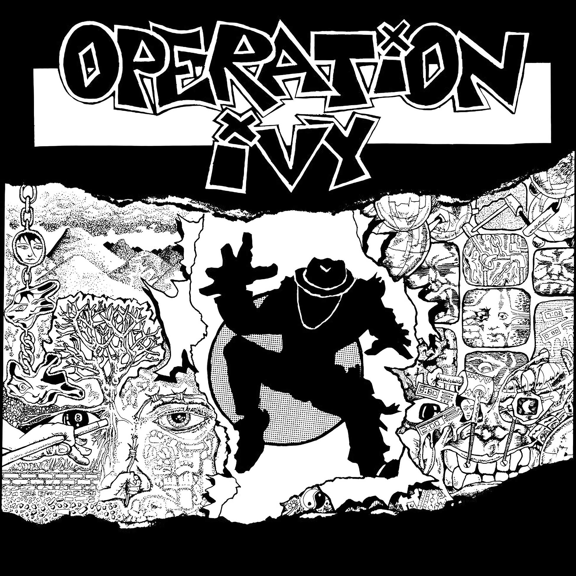 Operation Ivy - Energy album cover black vinyl LP, ska-punk - ToucanRecords.com
