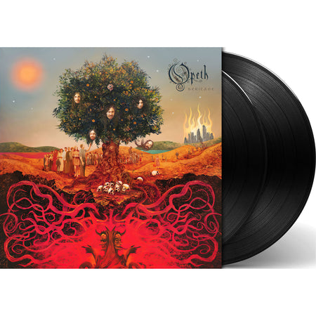 Opeth Heritage 180g black 2LP vinyl packshot available at ToucanRecords.com for Opeth collectors.