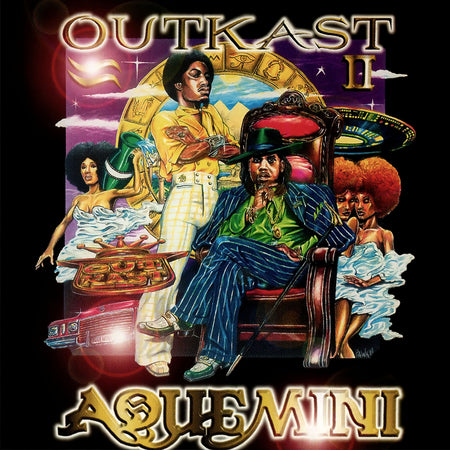 OutKast - Aquemini album cover art, black vinyl 3LP edition, Southern hip-hop