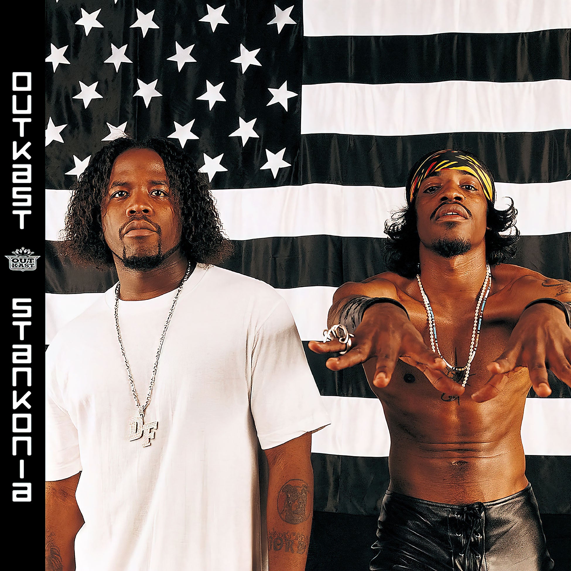 OutKast - Stankonia vinyl album cover featuring duo's fourth studio release, 2000 experimental hip hop masterpiece