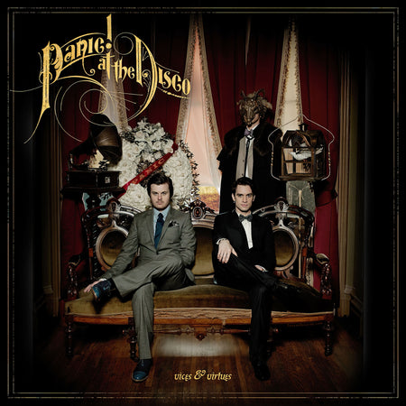 Vices & Virtues cover artwork for Panic! At The Disco black vinyl LP at ToucanRecords.com