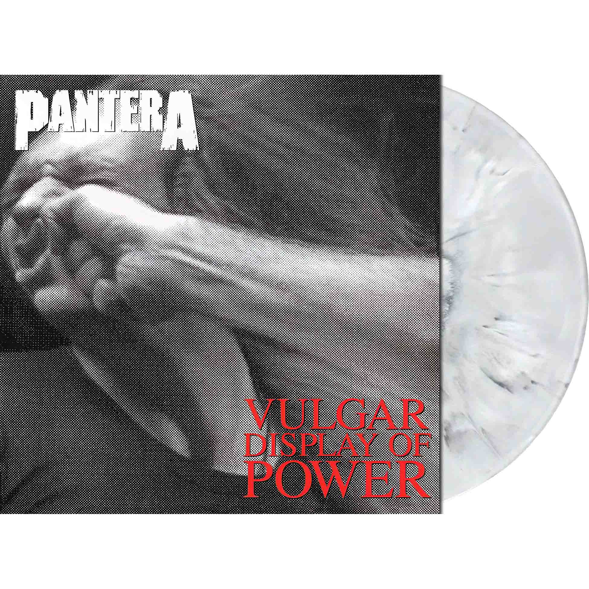 Pantera - Vulgar Display Of Power [White & Gray Marbled Vinyl