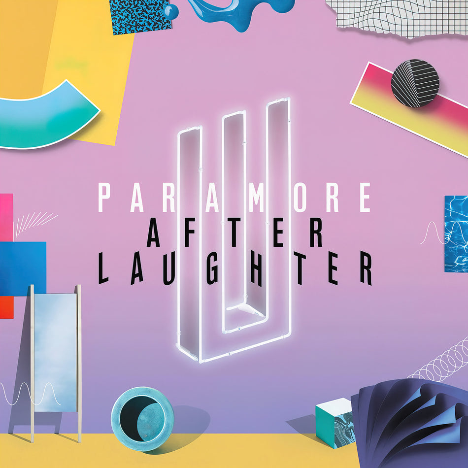 Paramore - After Laughter album cover, black and white marble vinyl LP edition, new wave / synth-pop / Alternative