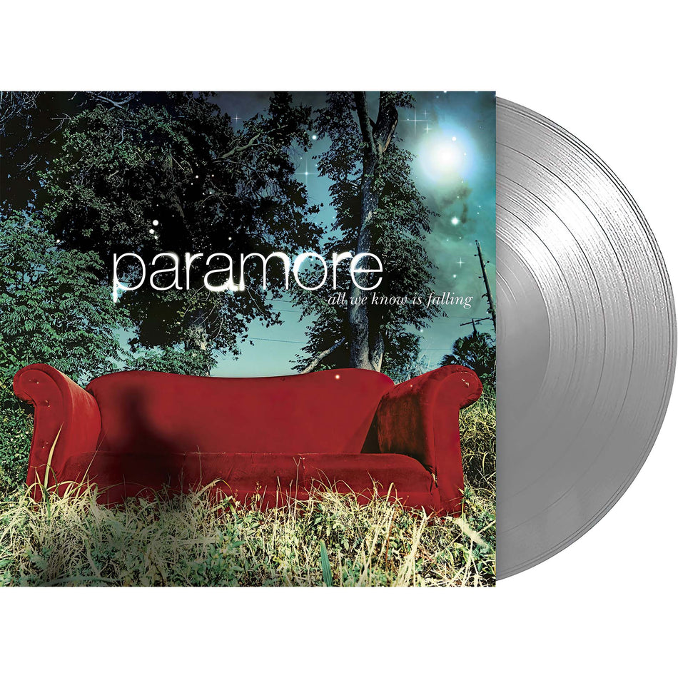 Paramore, All We Know Is Falling, Silver Vinyl, Colored Vinyl, cover, album, album art, vinyl, packshot