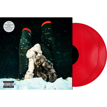 partynextdoor, drake, party, next door, 2 LP, red vinyl, $ome $exy $ongs 4U, packshot, some sexy songs, songs 4U, sexy songs for you, colored vinyl, album cover, album art, cover, cover art, vinyl,