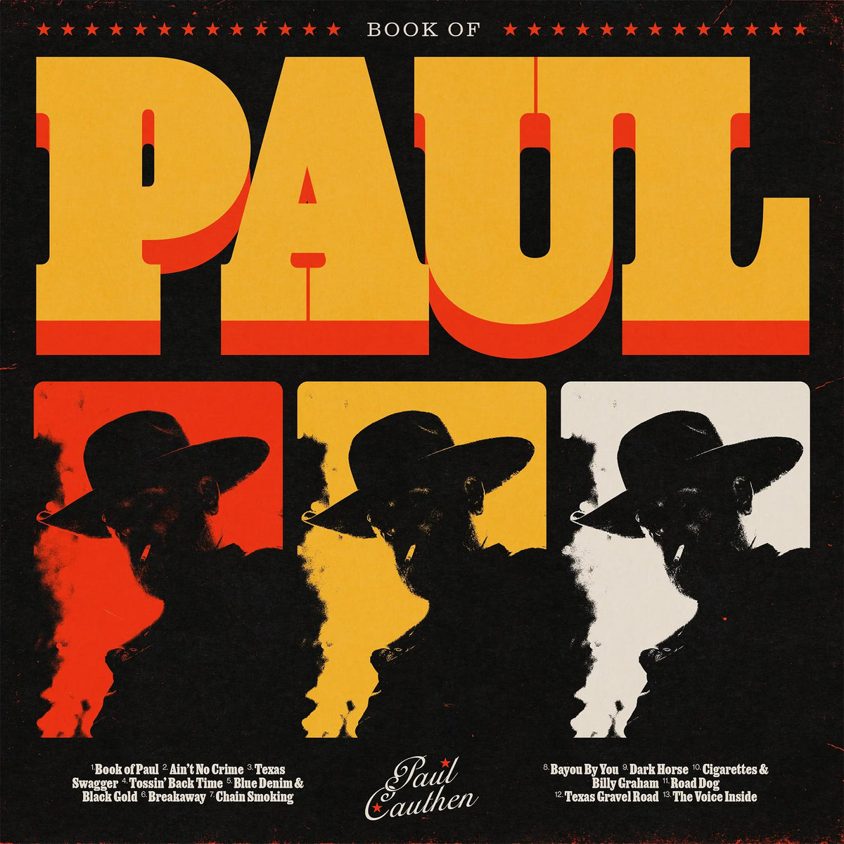 Paul Cauthen Book Of Paul vinyl LP album cover at ToucanRecords.com indie exclusive Canary Yellow edition
