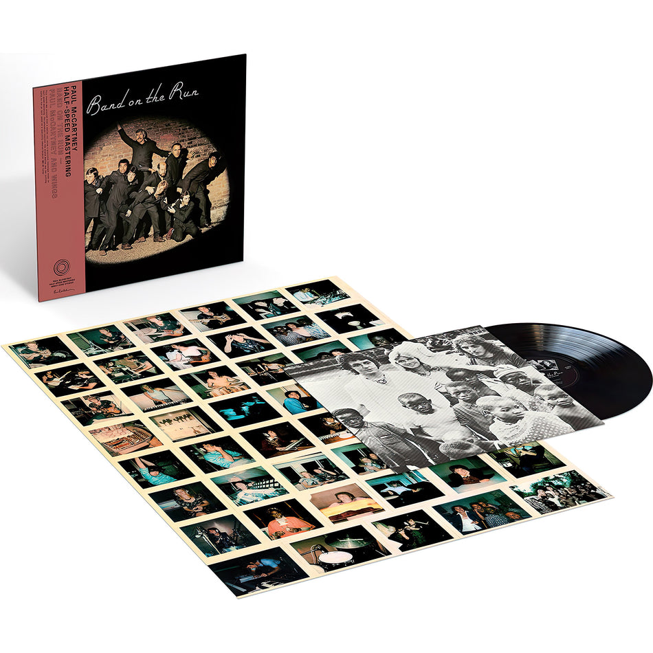 Paul McCartney, Wings, Band On The Run, 180g Black Vinyl, 50th Anniversary, poster, vinyl, cover, packshot