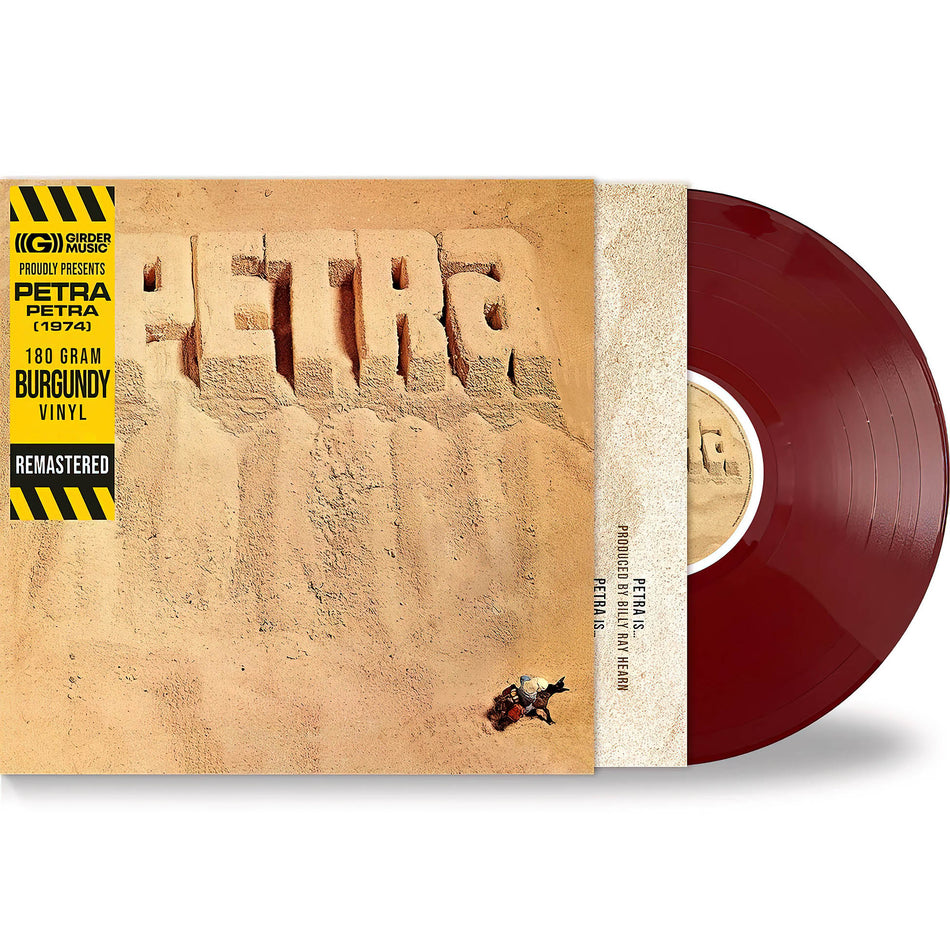 Petra - Petra self titled album packshot, limited edition, burgundy colored 180g pressing, 1970s Christian rock