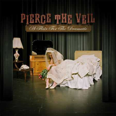 Pierce the Veil - A Flair for the Dramatic album cover, white vinyl LP, post-hardcore debut - available at ToucanRecords.com