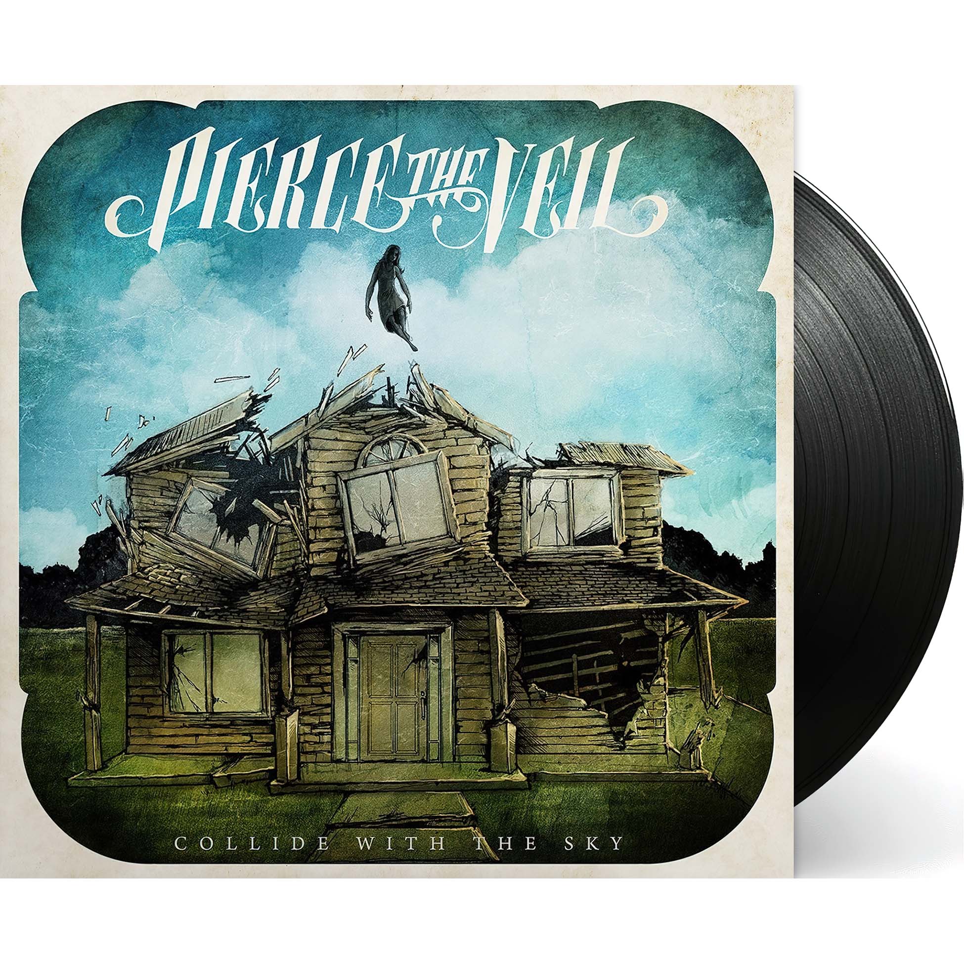 Pierce The Veil Collide With The Sky packshot for vinyl LP, post-hardcore black vinyl release at ToucanRecords.com