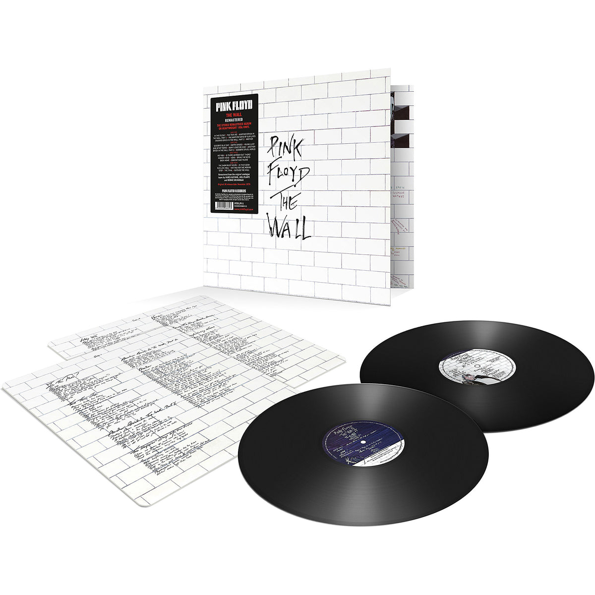 pink floyd, the wall, packshot, concept album, album art, album cover, cover, cover art, vinyl,