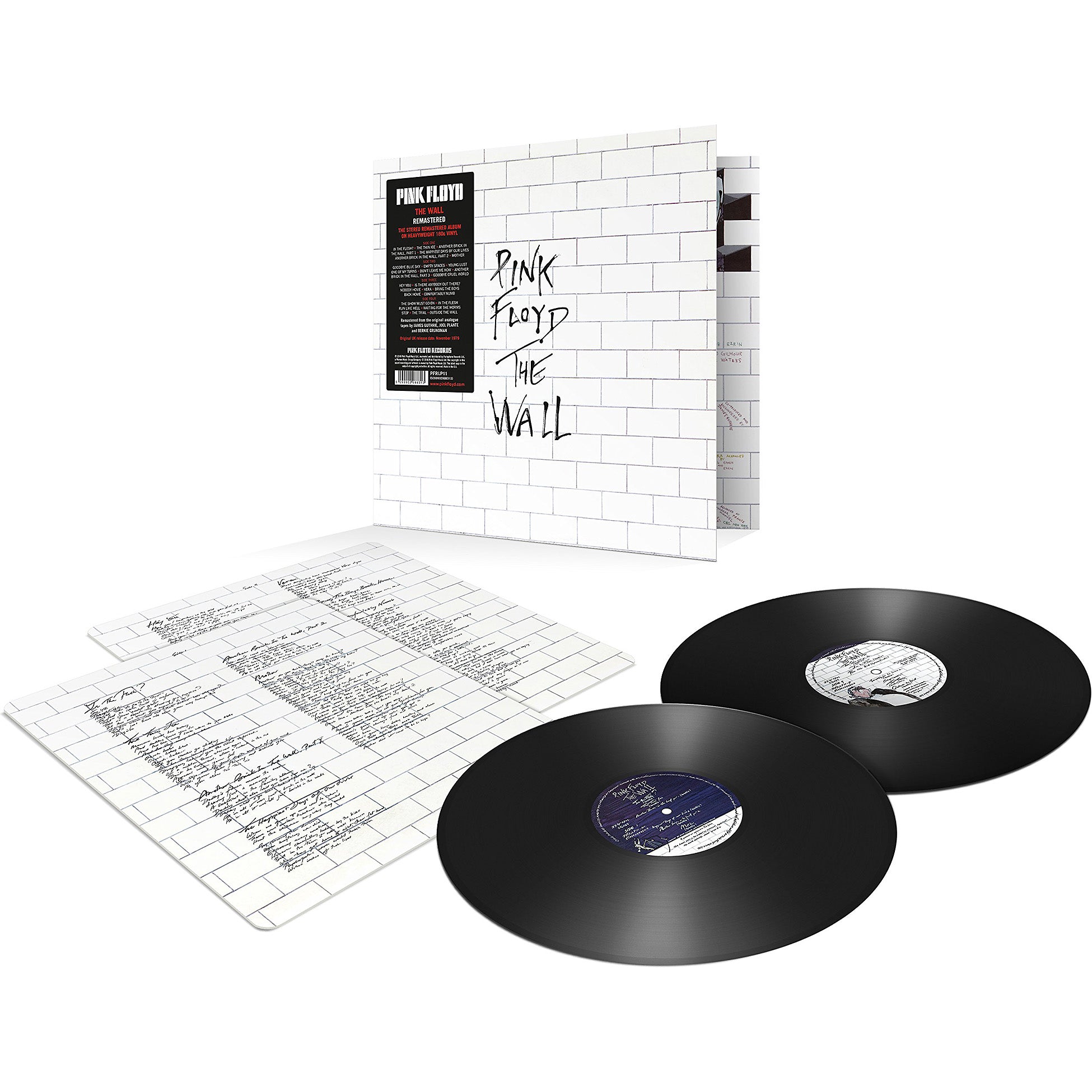 pink floyd, the wall, packshot, concept album, album art, album cover, cover, cover art, vinyl,