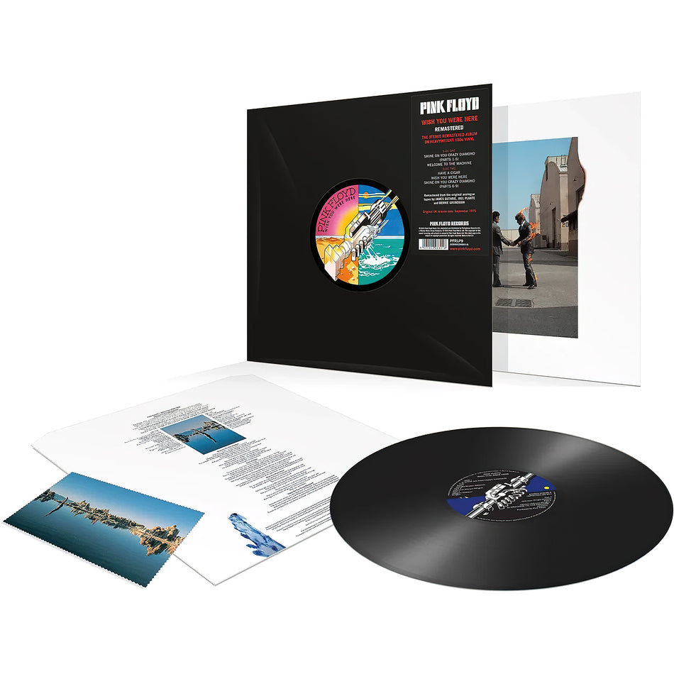 Pink Floyd, Wish You Were Here, 180g Vinyl, cover, album, album art, vinyl, welcome to the machine, have a cigar, packshot
