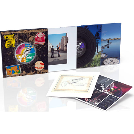 Pink Floyd Wish You Were Here packshot for the 50th Anniversary 3LP vinyl LP box set on 180g black vinyl at ToucanRecords.com. Includes 2 Inserts