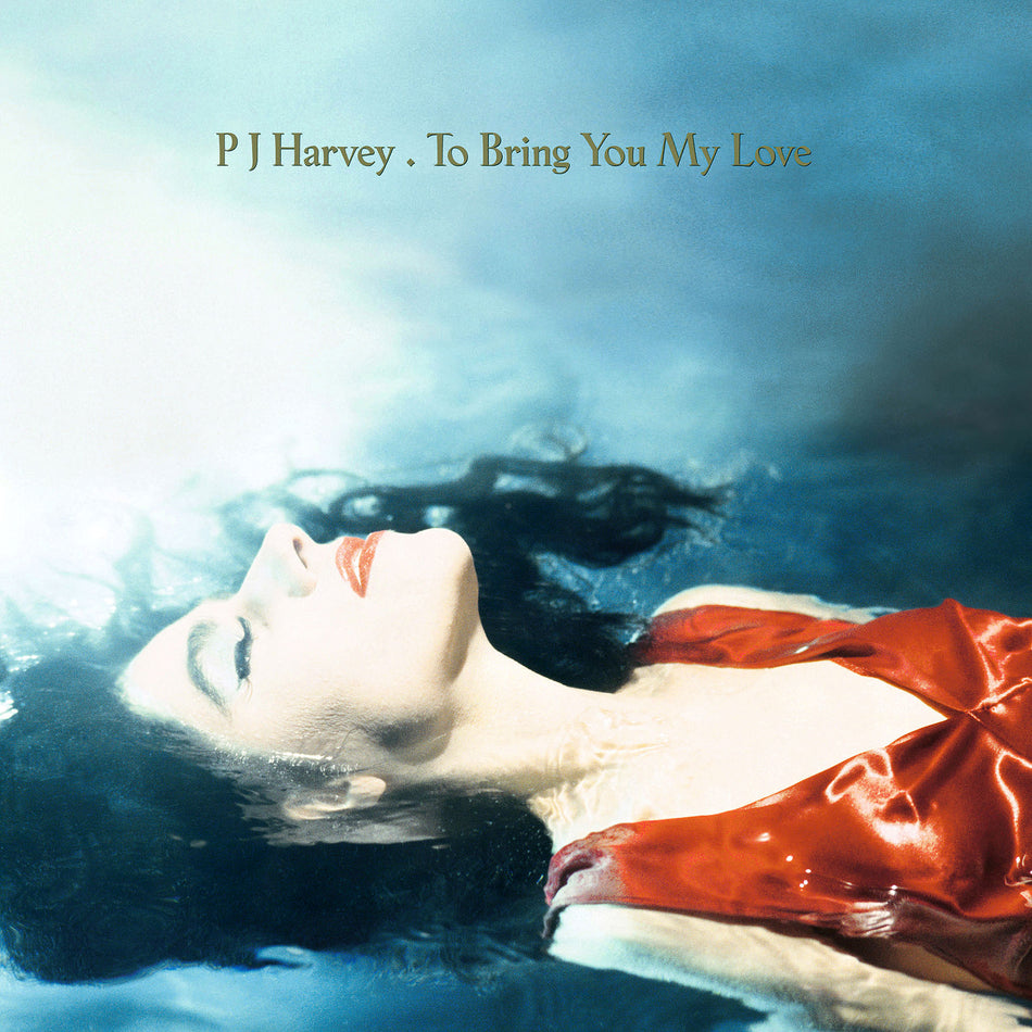 PJ Harvey To Bring You My Love vinyl LP record cover, 1995 alternative rock album, original artwork
