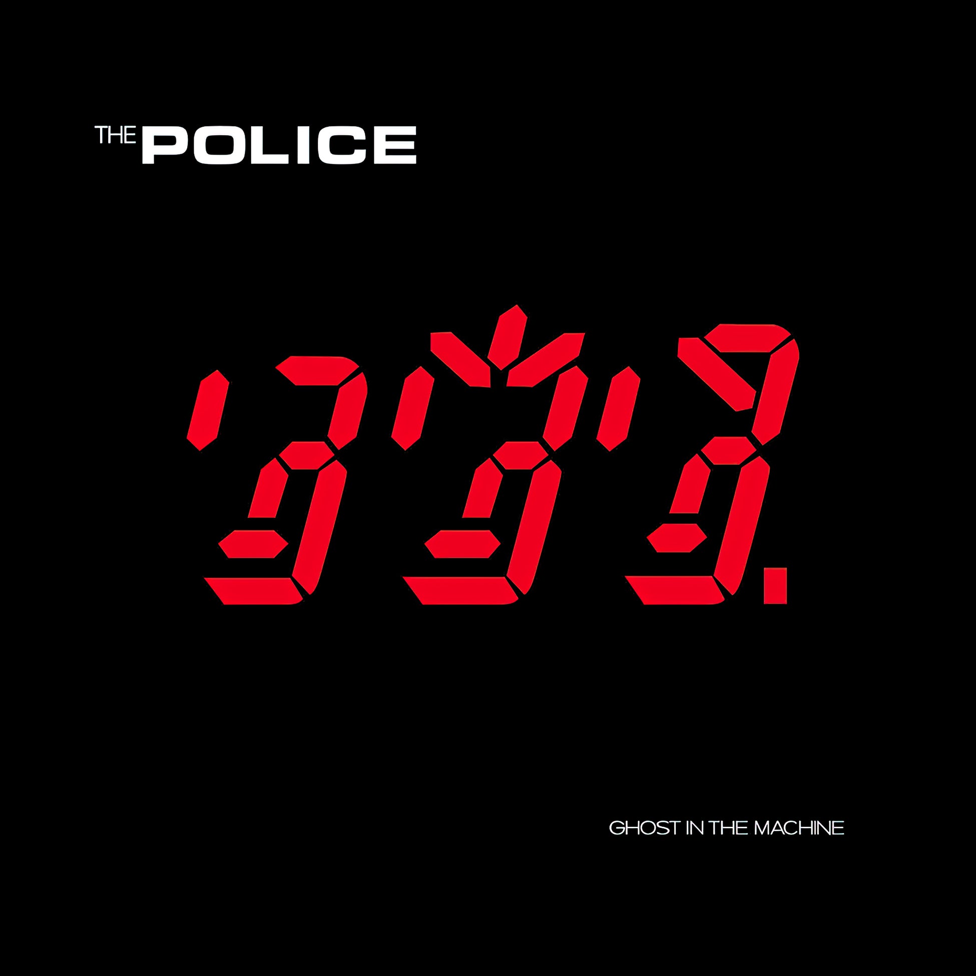 The Police - Ghost In The Machine album cover, 180g black vinyl edition