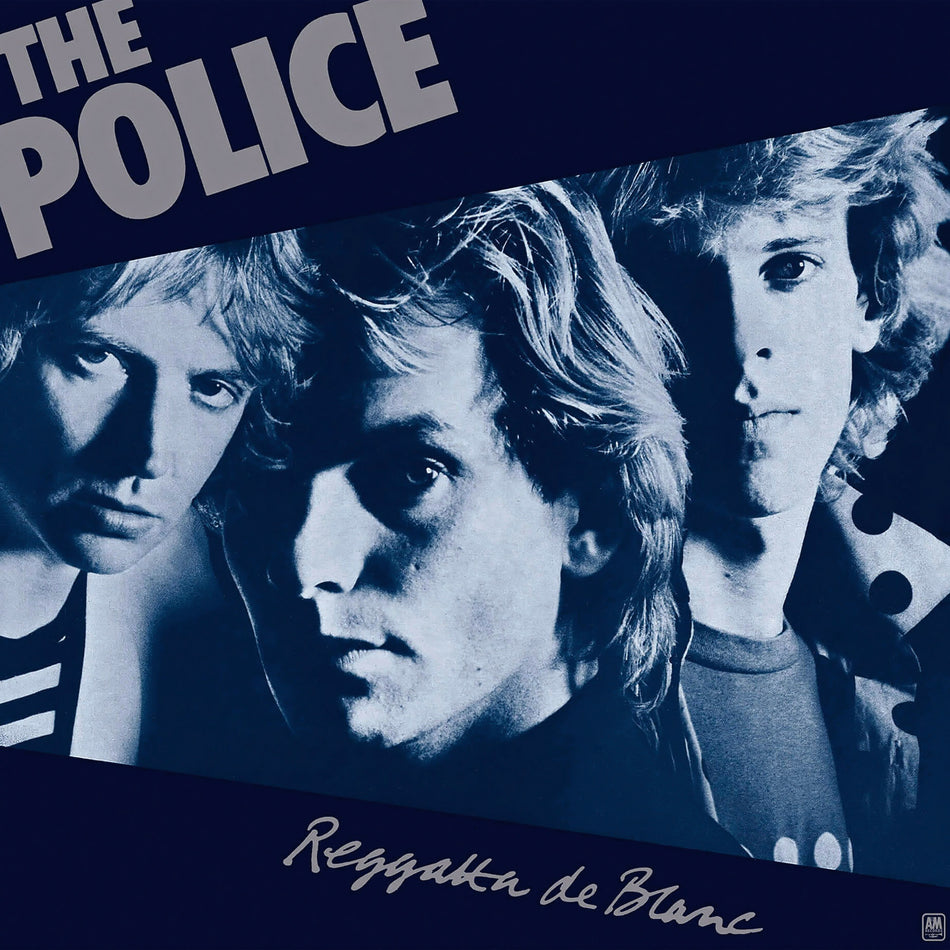 the police, reggatta de blanc, album cover, album art, cover, cover art, vinyl, message in a bottle, walking on the moon, bring on the night,