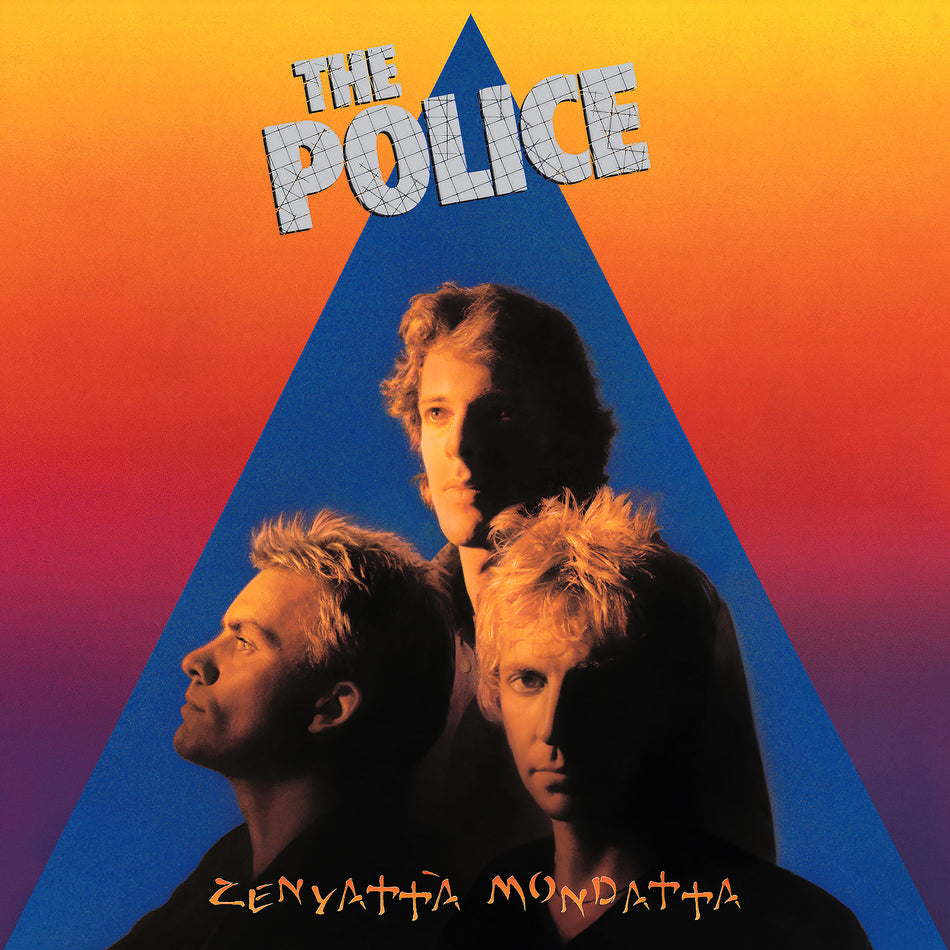 The Police, Zenyatta Mondatta, triangle, pyramid, album cover, album art, cover, cover art, vinyl,
