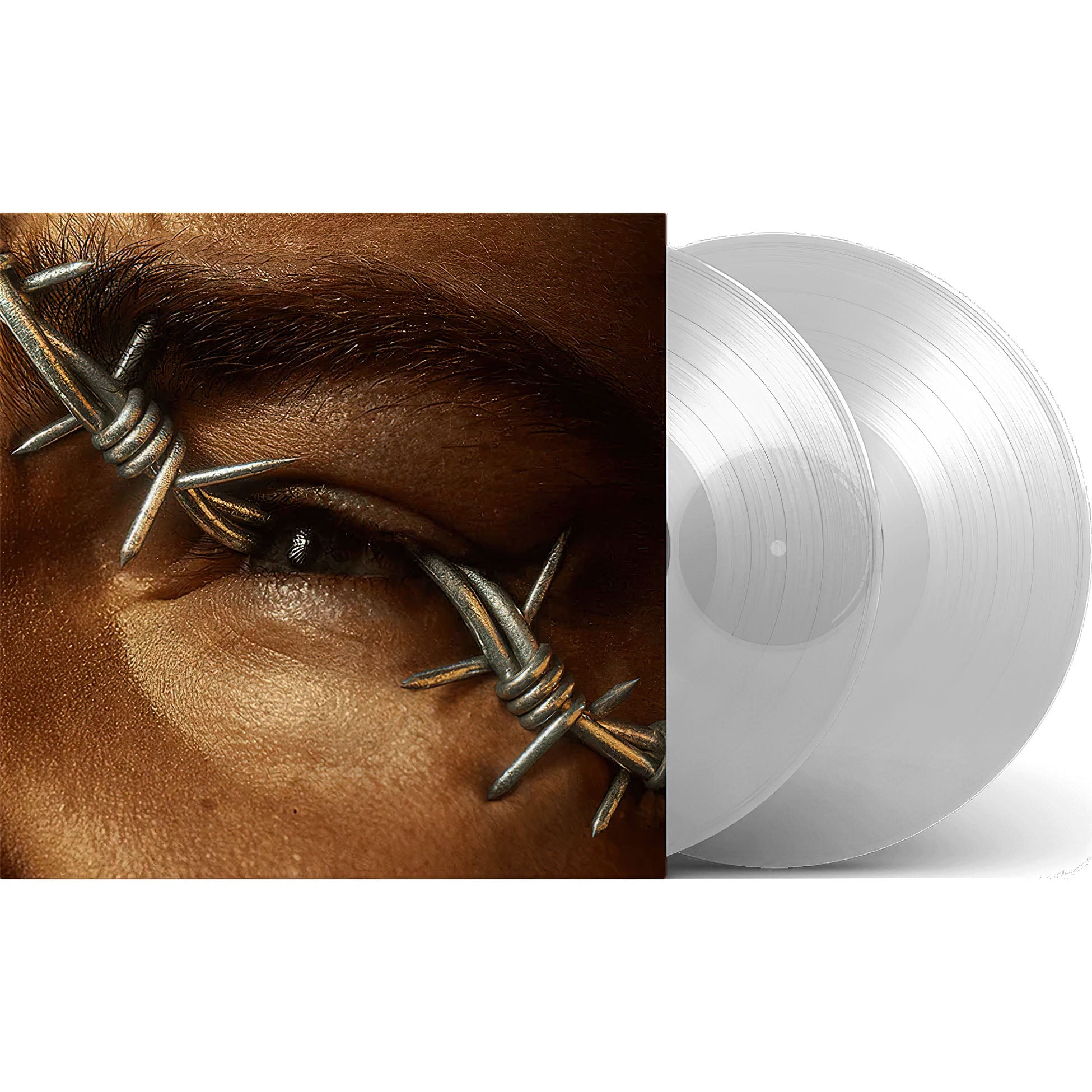 Post Malone - Beerbongs & Bentleys packshot, 2 LP clear vinyl pressing, pop rap and trap, all 18 tracks including top charting hits