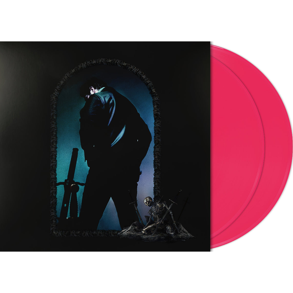 post malone, hollywood's bleeding, packshot, limited edition, pink vinyl, colored vinyl, album cover, vinyl, album art, cover art,