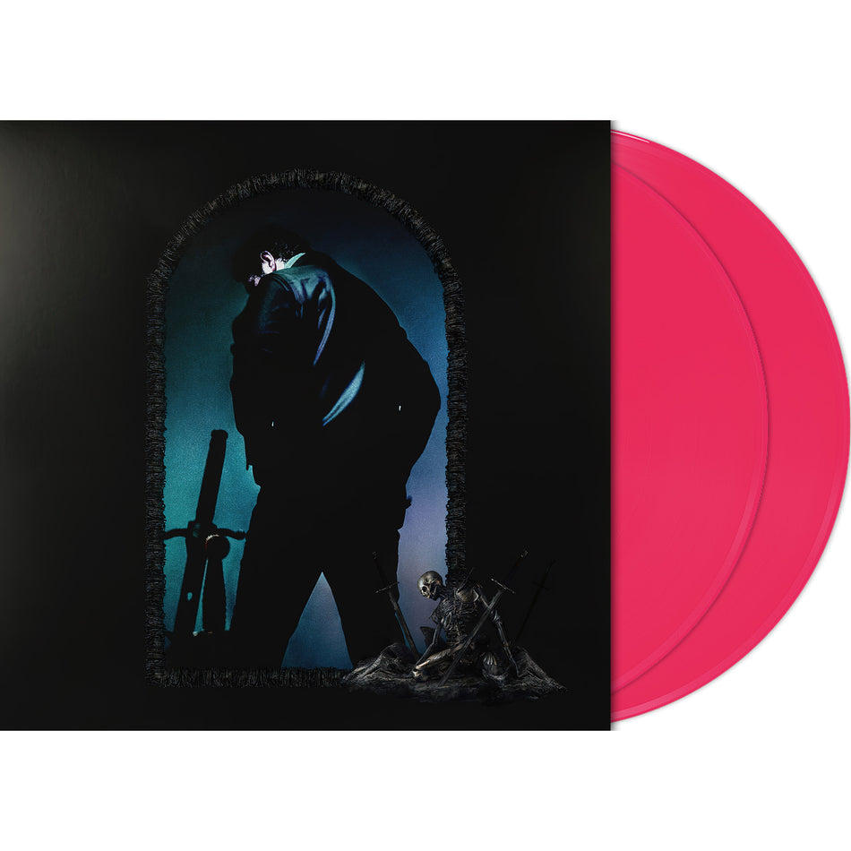 post malone, hollywood's bleeding, packshot, limited edition, pink vinyl, colored vinyl, album cover, vinyl, album art, cover art,