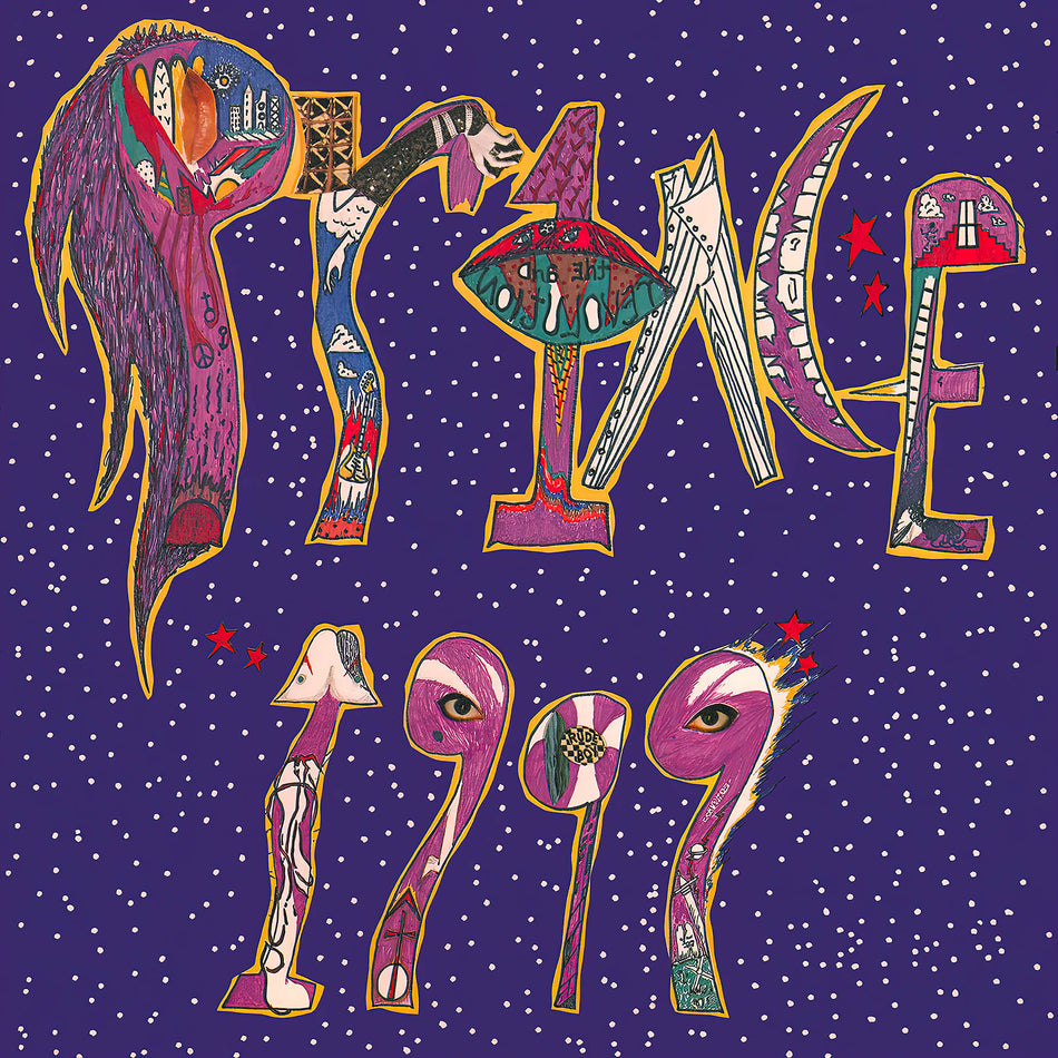 Prince - 1999 album cover, 2x black vinyl LP, original jacket replica – classic 80s release featured at ToucanRecords.com