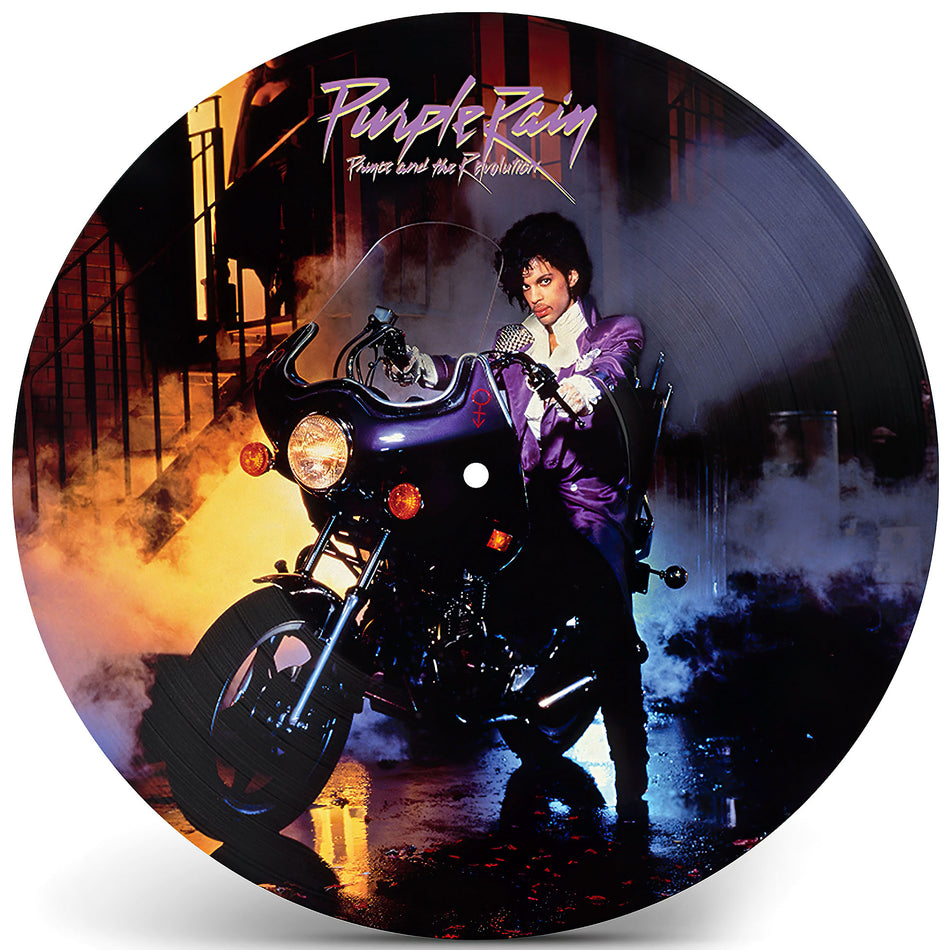 Prince And The Revolution, Purple Rain, Picture Disc, album, album art, vinyl, prince