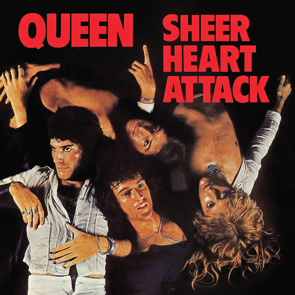 Queen, Sheer Heart Attack, cover, album, album art, vinyl, killer queen, brihton rock,