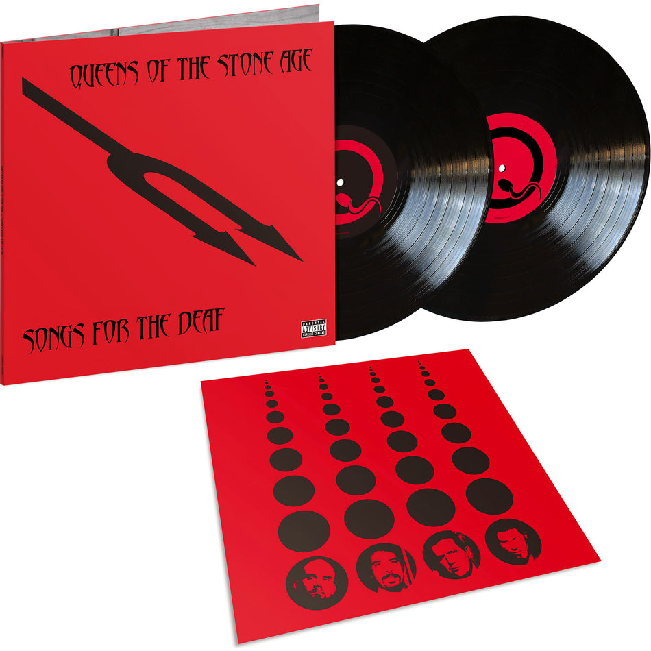 queens of the stone age, songs for the deaf, packshot, album cover, album art, cover, cover art, vinyl,