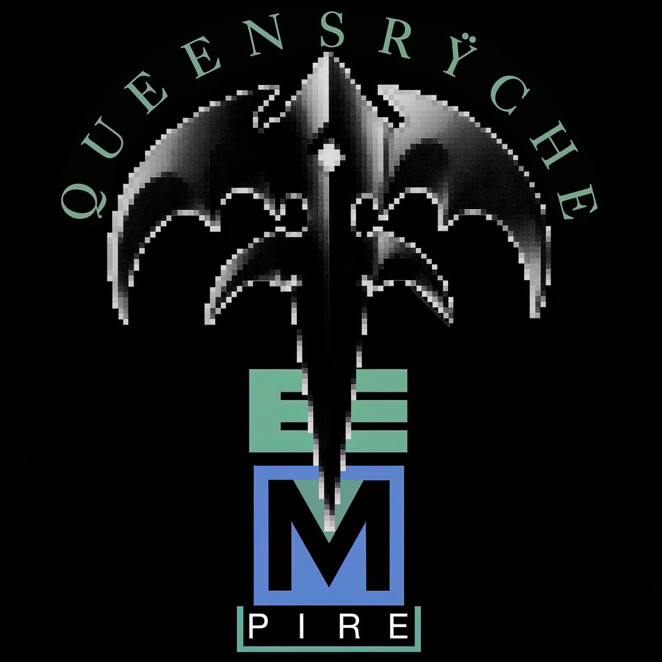 Queensryche - Empire album cover, 140g clear vinyl 2LP, 2017 Back On Black EU limited edition gatefold -- ToucanRecords.com