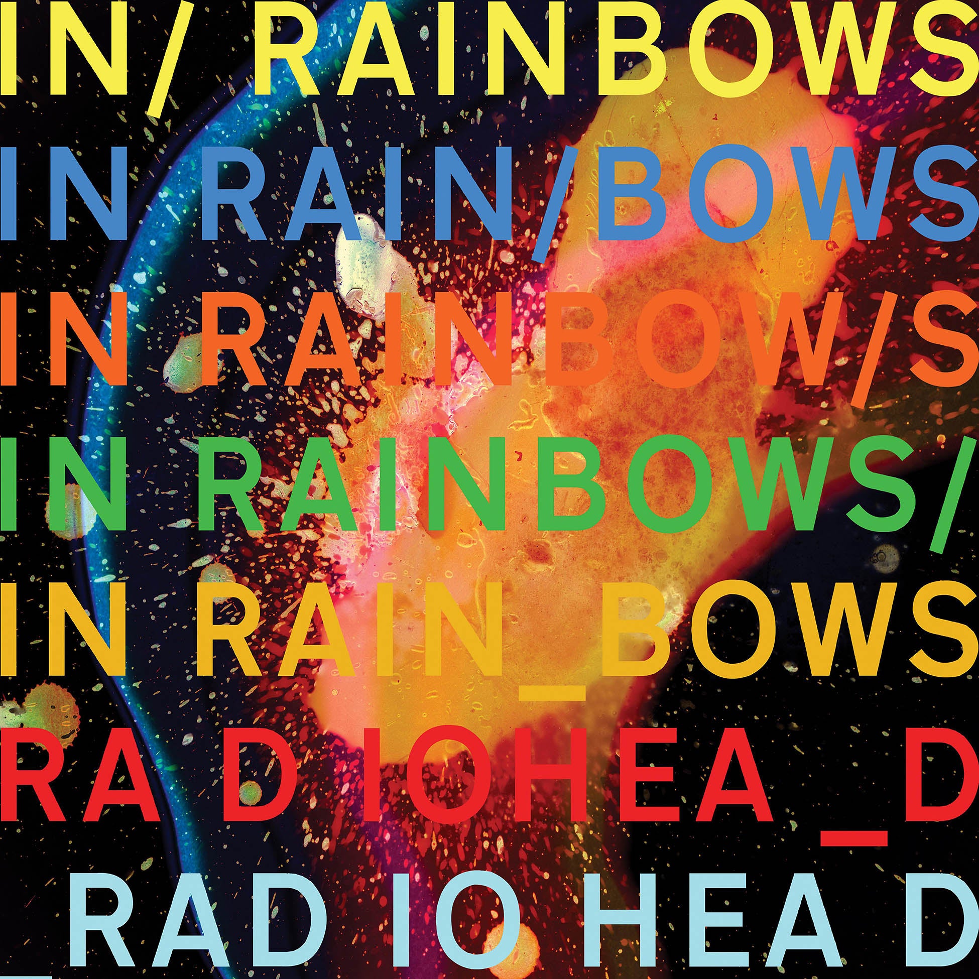 radiohead, in rainbows, album cover, album art, cover, cover art, vinyl,