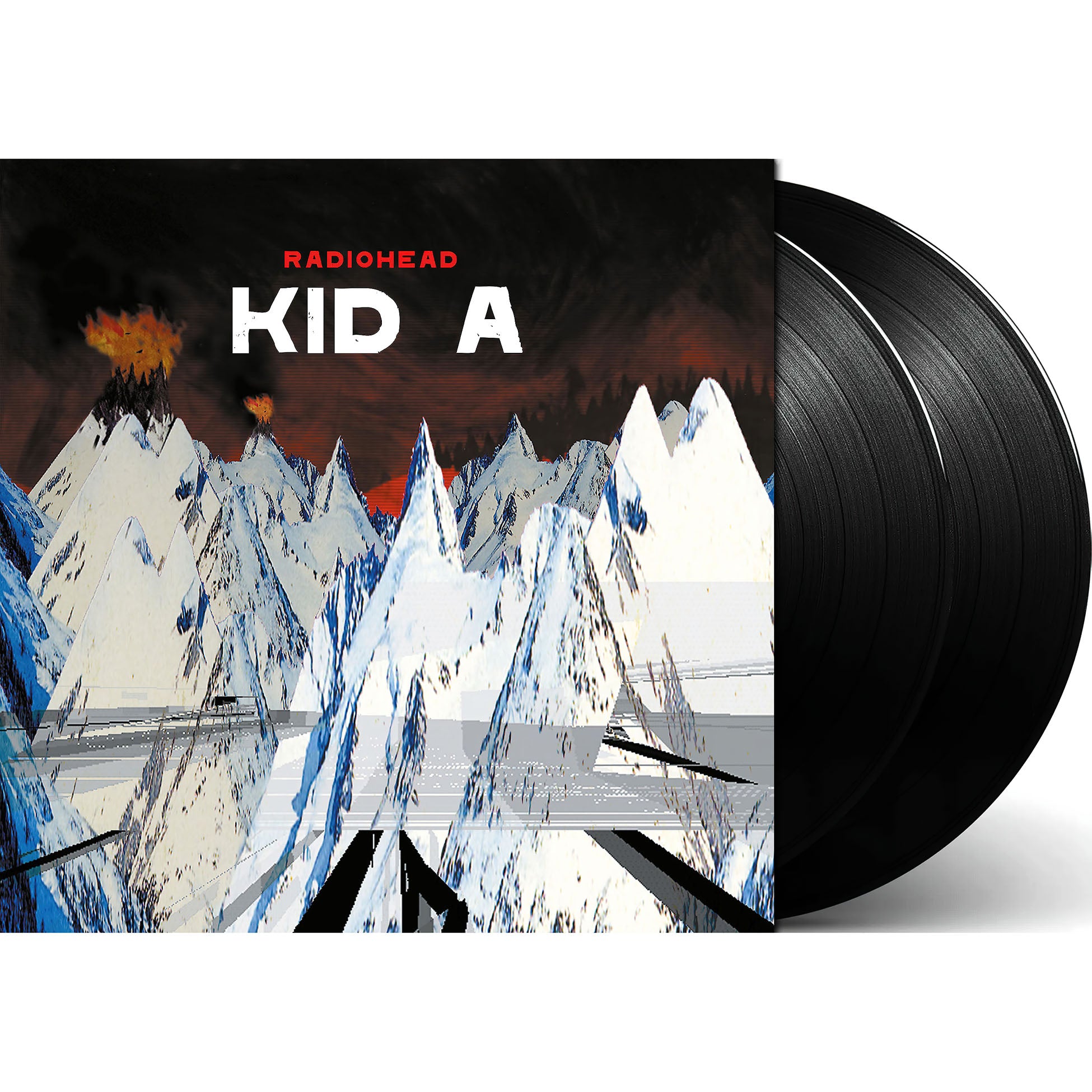 radiohead, kid a, packshot, album cover, album art, cover, cover art, vinyl,