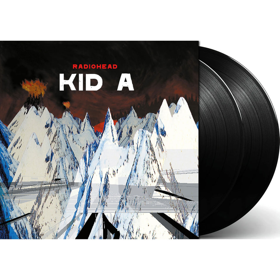 radiohead, kid a, packshot, album cover, album art, cover, cover art, vinyl,
