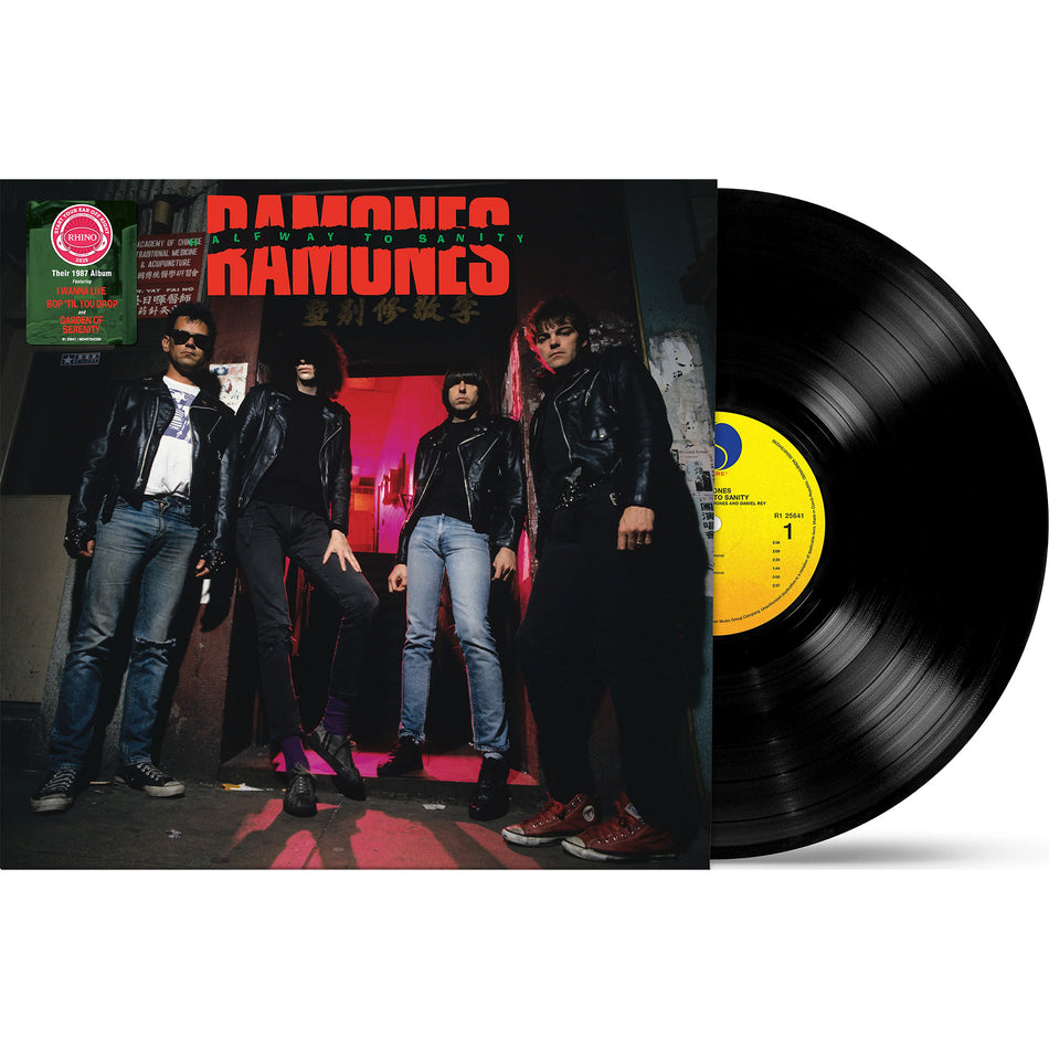 Ramones - Halfway to Sanity vinyl packshot, SYEOR edition, late '80s punk