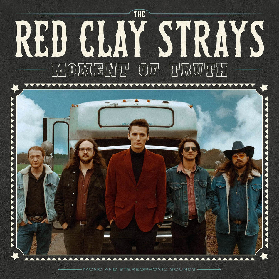 the red clay strays, moment of truth, red clay strays, sea glass vinyl, seaglass, vinyl, album cover, cover, album art, cover art,