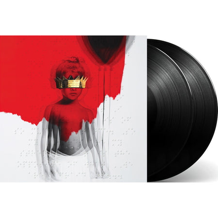 Rihanna, Anti, rihanna anti, 2 LP, Braille, Embossed, Cover, cover art, album, vinyl, packshot