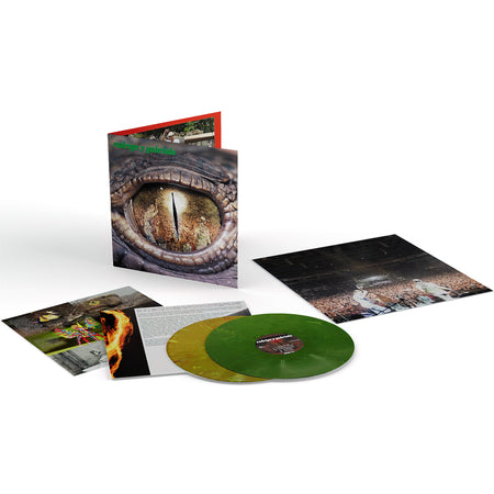 Rodrigo y Gabriela Rodrigo y Gabriela packshot for 2LP vinyl, jade green and citrus yellow Eco-Mix at ToucanRecords.com