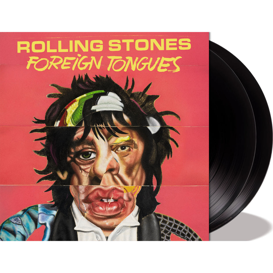 The Rolling Stones Foreign Tongues packshot for the rock vinyl 2LP with Steve Winwood and Paul McCartney guest appearances, 2LP with a gatefold jacket