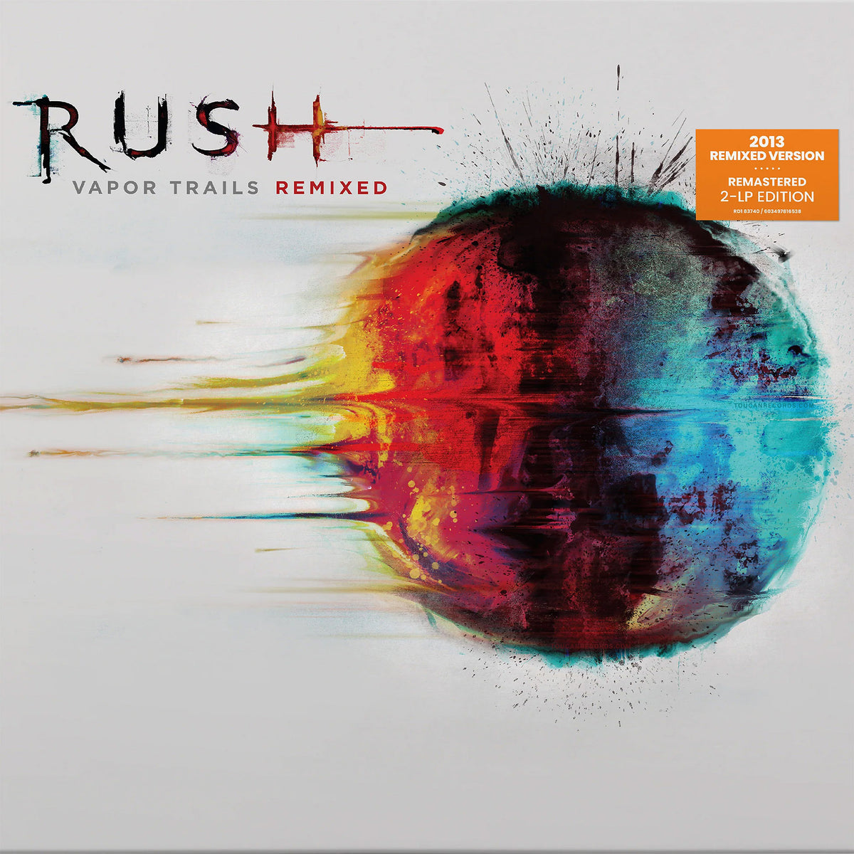 Rush - Vapor Trails album cover, 2LP black vinyl, indie exclusive Start Your Ear Off Right 2026 edition from ToucanRecords.com