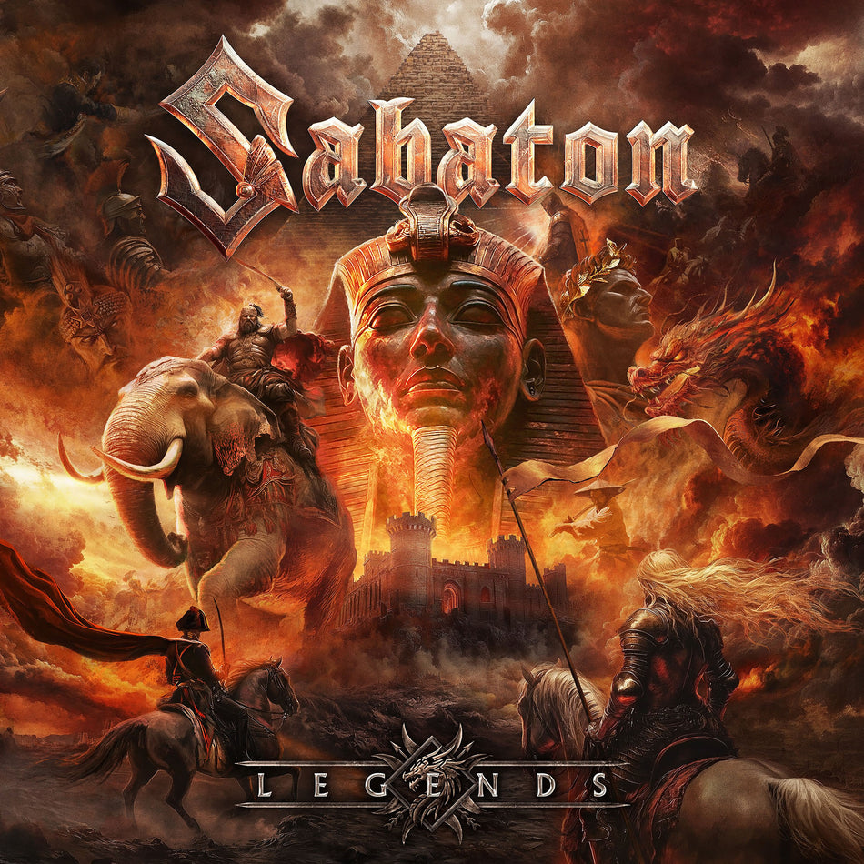 Sabaton - Legends album cover, 180g black vinyl gatefold with poster, heavy symphonic metal