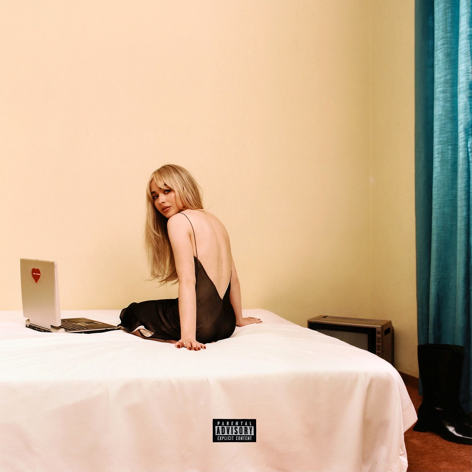 Sabrina Carpenter Emails I Can't Send packshot bone colored vinyl LP,  pop album - ToucanRecords.com
